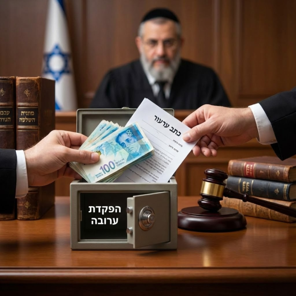 הפקדת ערובה כתנאי להגשת ערעור בבית הדין הרבני – עקרונות, מגמות ושיקולים וחריגים